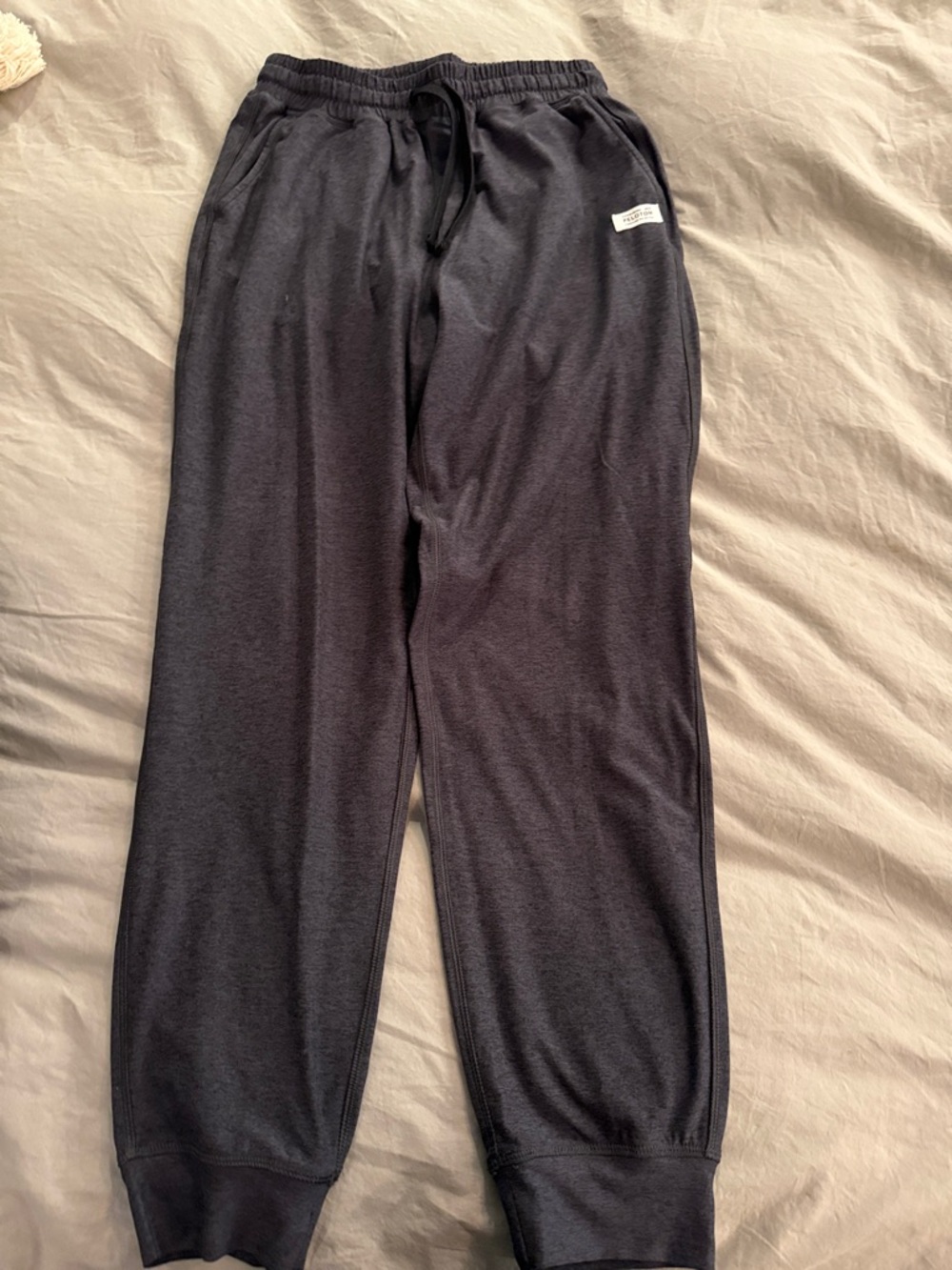 Peloton Dark Charcoal Gray Track Joggers